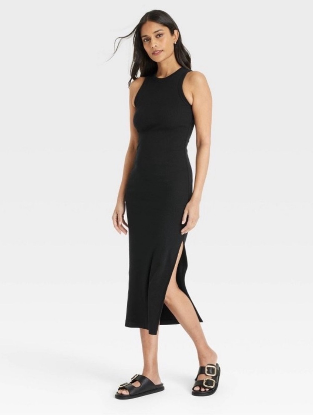 Universal Thread Ribbed Bodycon Maxi Dress